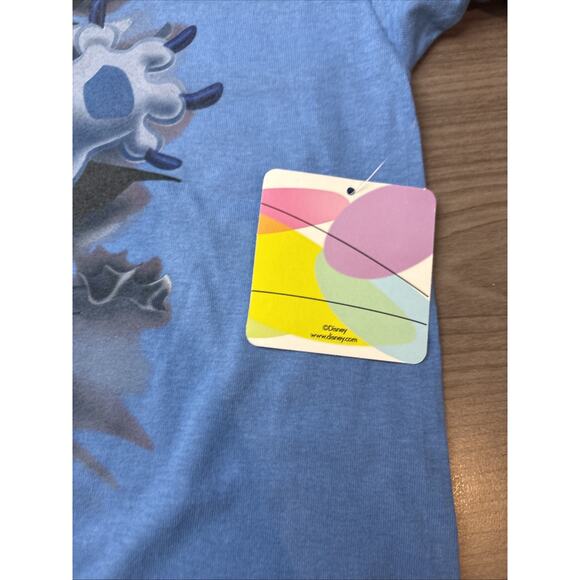 Disney Lilo & Stitch Graphic Blue Short Sleeve Shirt Size Medium - Picture 5 of 6